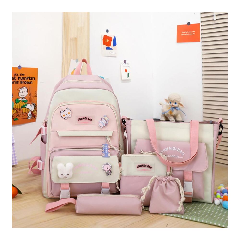 Erfrischender Kawaii Schulranzen Dein Must-Have für stilvolles Schul-Abenteuer! Perfektes Set für Mädchen Jungen und Teenager. Hol dir jetzt den süßen Begleiter