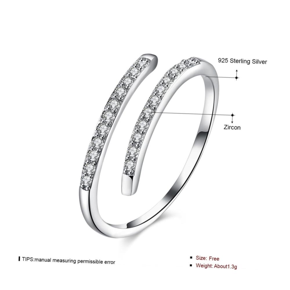 Einzigartige Traumringe Hochzeitsringe Ehering Geburtstagsgeschenk Jubiläumsring & mehr für Frauen! Verstellbarer Silberring mit Diamant-Spaltring. Jetzt entdecken! 🎁💍