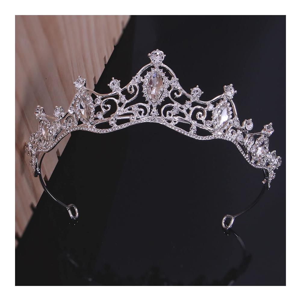 Strahlende Eleganz Diadem Brautschmuck Tiara für Frauen - Hochwertige Krone für die perfekte Hochzeit - Exquisite Haarschmuck für die Braut und ihre Brautjungfern! Erleben Sie königlichen Glanz