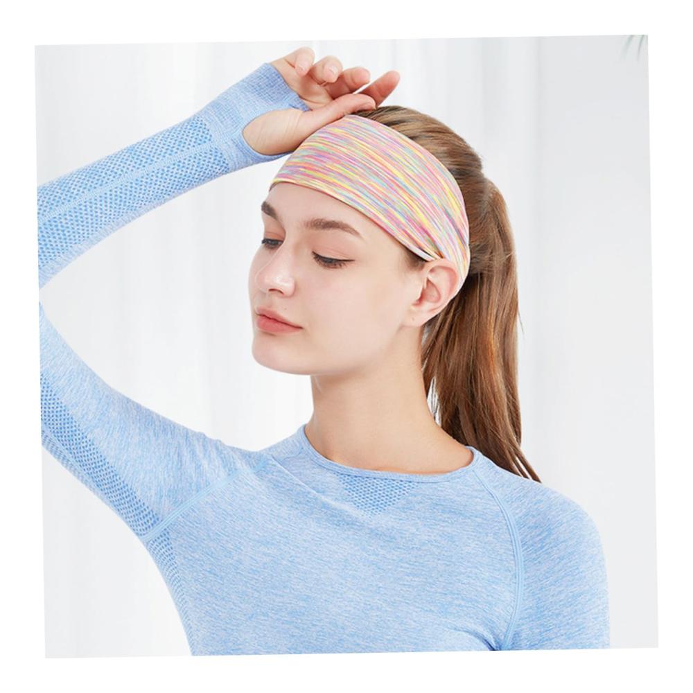 Hochwertige Sport-Stirnbänder Rutschfeste Laufhaarbänder für Damen - Perfekt für jedes Workout! Tiara-Stil Haarschmuck Makeup freundlich und multifunktional. Jetzt erhältlich