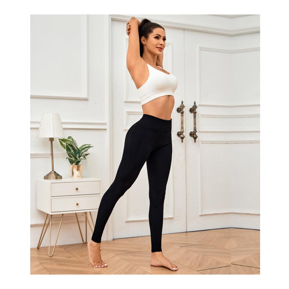 Erleben Sie Komfort und Stil Damen High Waist Gym Fitness Leggings für ein schlankes und gestrafftes Erscheinungsbild bei jedem Workout