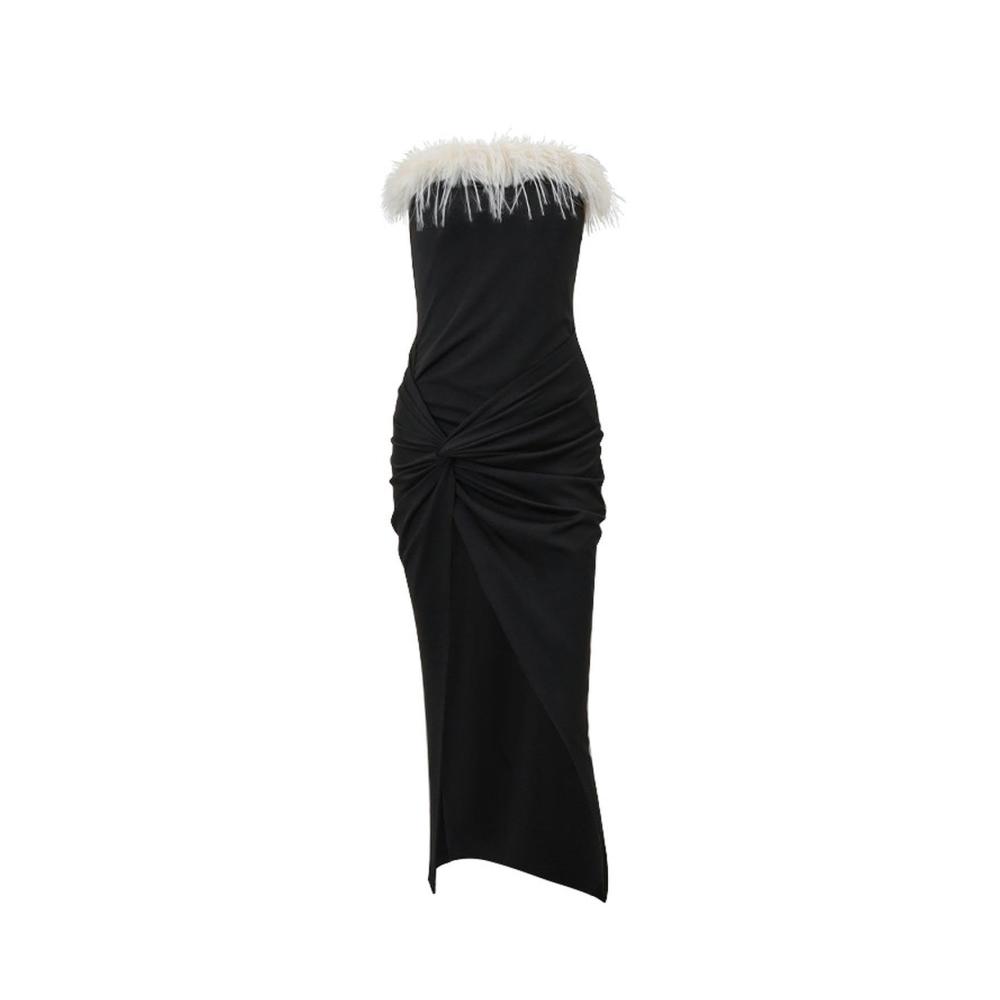 2023 Trendiges Sexy Schlitzkleid für den Winter – Elegante Damenröcke mit hohem Schlitz Perfekt für Partys & Abendmode