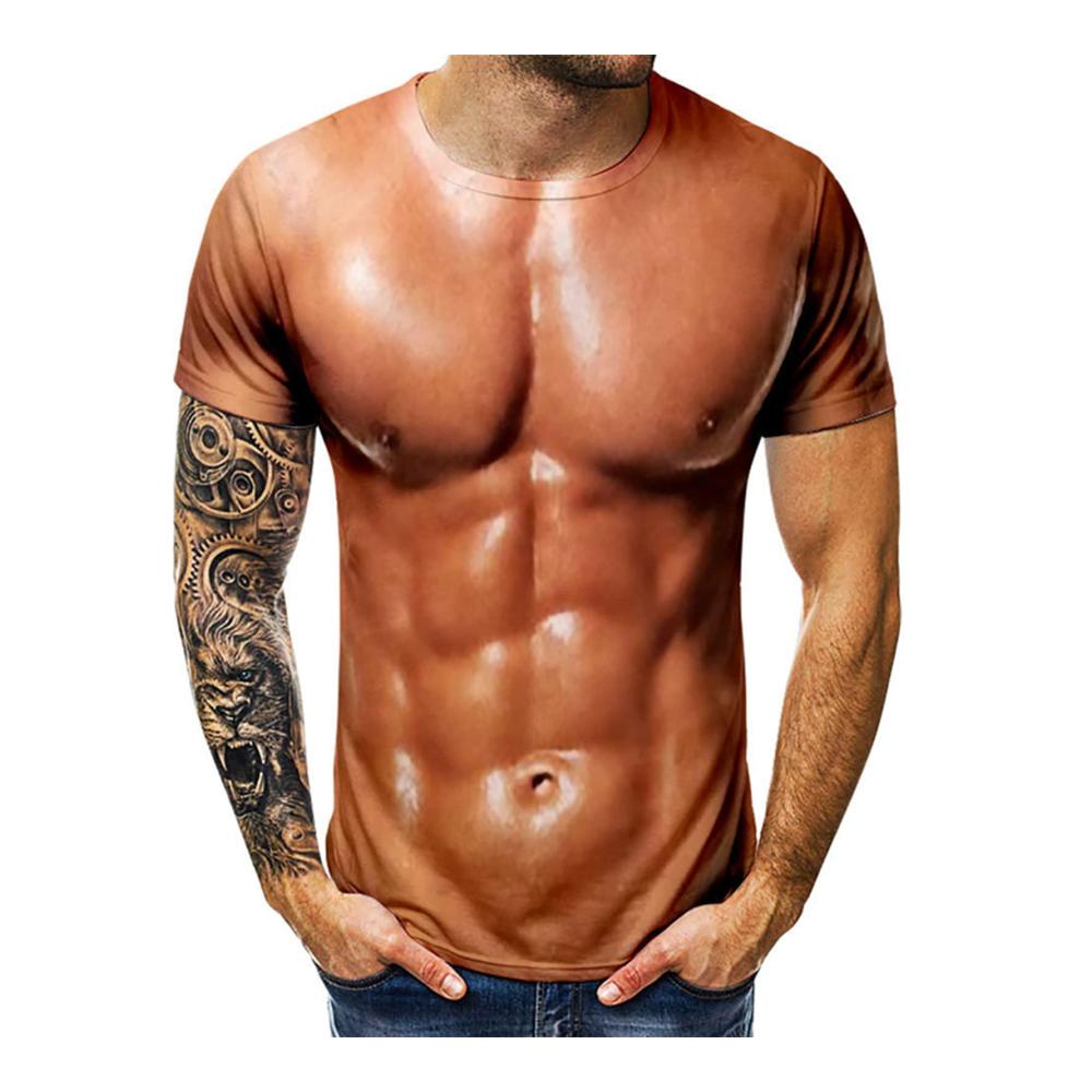 Entdecken Sie den ultimativen Stil mit unseren Herren 3D Muskel T-Shirts! Simulieren Sie beeindruckende Muskeln mit unserem hautnahen Design. Perfekt für Bodybuilding und Freizeit. Jetzt zugreifen