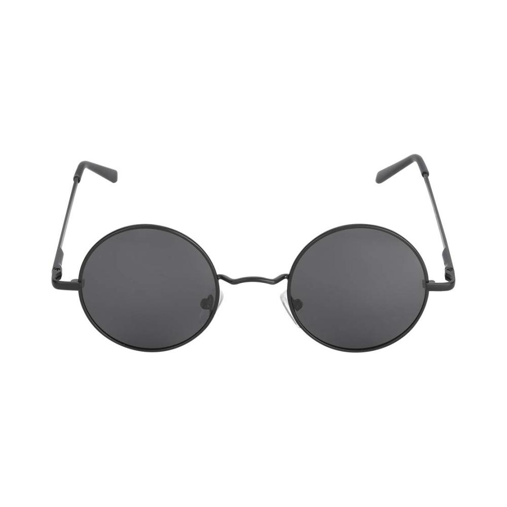 Entdecke den zeitlosen Stil Polarisierte Sonnenbrille aus Metall für Vintage-Chic und UV-Schutz. Perfekter runder Rahmen inklusive Sonnenbrillen-Reißverschlussbox