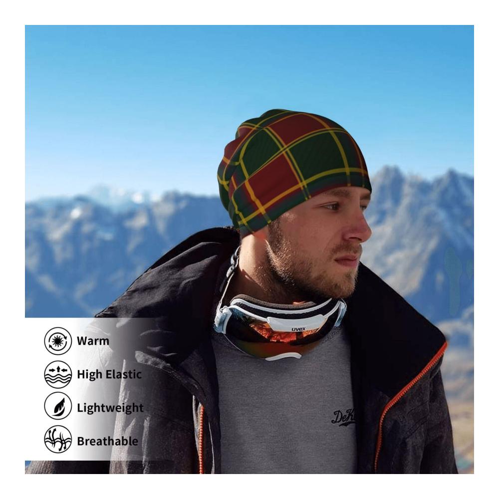 Ultimativer Schachbrett-Schlauchschal für Herren & Damen Verstellbarer Halswärmer für Winter Ski Laufen & mehr. Schwarze Sturmhaube perfekt für Sport. One size fits all