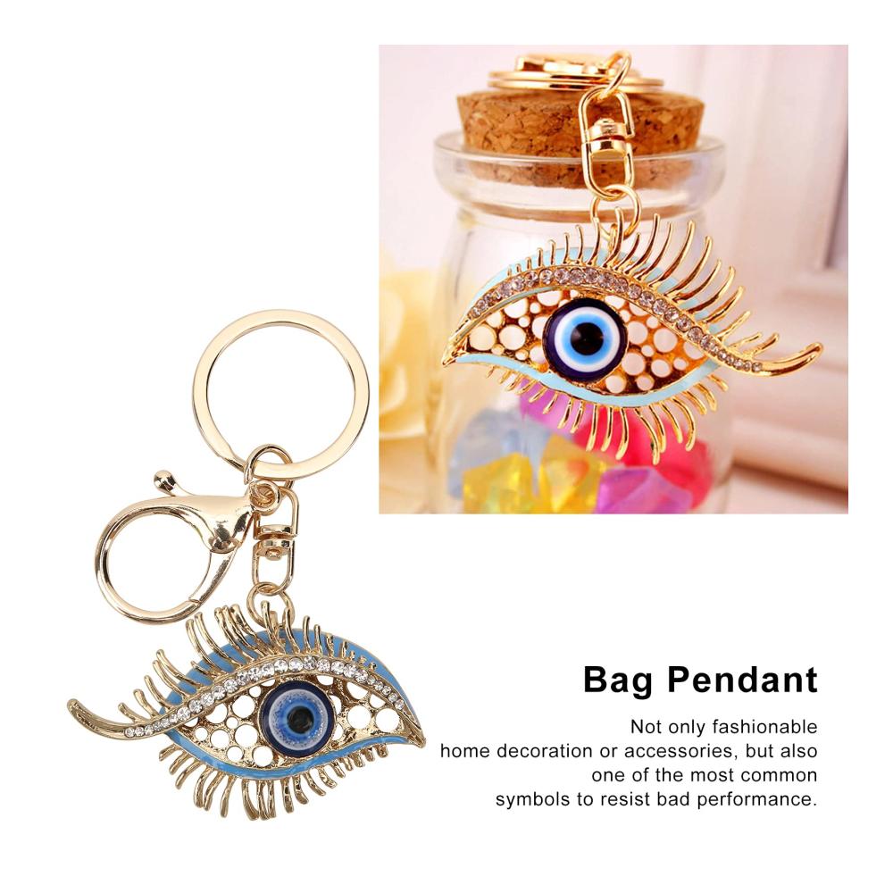Entzückender Damen Evil Eye Schlüsselanhänger für Schutz und Stil - Auto Geldbörse & mehr! Einzigartiges Geschenk für Damen das Glück und Schönheit vereint