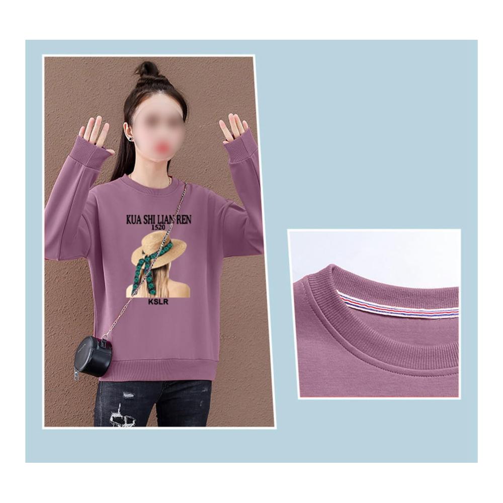 Behagliche Wärme Damen Oversize Fleece Sweatshirts für kuschelige Tage voller Stil