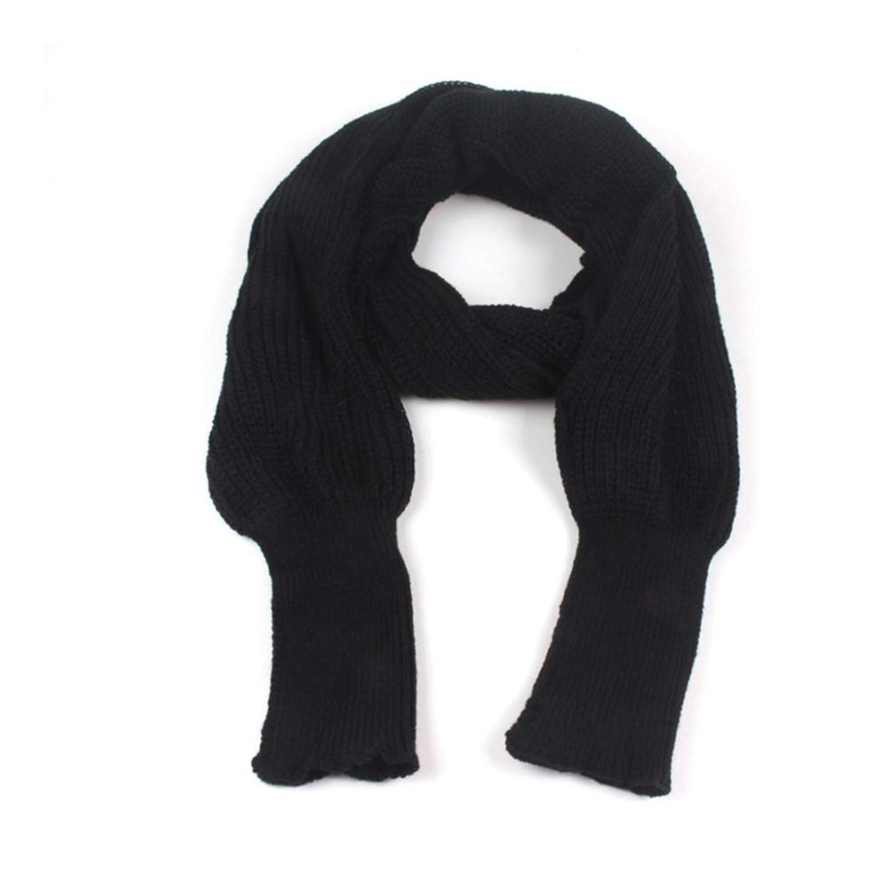 Entdecken Sie den ultimativen YUANP Strickschal Trendiger Unisex-Schal mit Ärmeln für Damen und Herren! Vielseitiges Wickelpullover-Cape in elegantem Schwarz. Perfekt für jedes Outfit