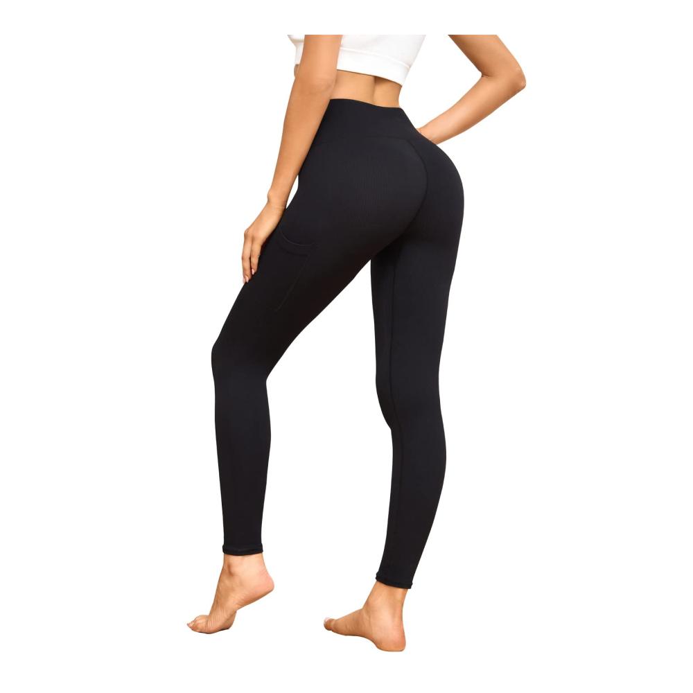 Entdecke den ultimativen Komfort Damen High Waist Leggings mit Taschen für Fitness Yoga & mehr - Sexy Push Up Effekt inklusive