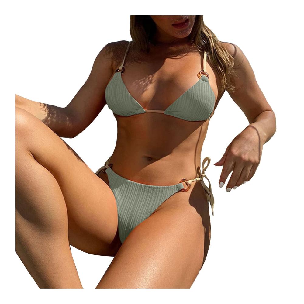 Entdecken Sie die ultimativen Bikini-Sets für Strandvergnügen! Damen Sexy Strand Bikini-Set Modischer Badeanzug mit Shorts und Top für stilvolle Damen. Jetzt in Größe L erhältlich. GN2