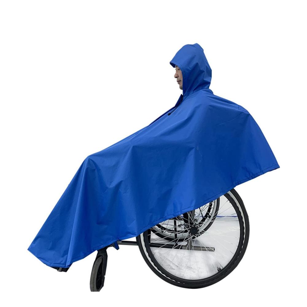 Entdecken Sie ultimativen Regenschutz Stockschirme für Rollstuhlfahrer - Wasserdichter Poncho mit Kapuze & reflektierendem Design für Sicherheit und Komfort bei jedem Wetter
