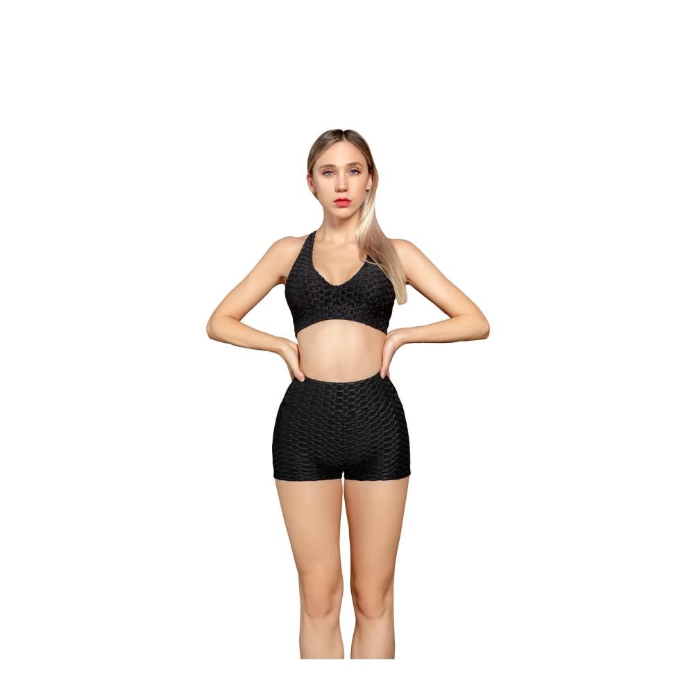 Sommer Style Deluxe Damen Shorts für Workout Gym & Yoga | Hohe Taille Elastisch & Trendy | Perfekt für Fitness & Running | Pelisy Damen Shorts