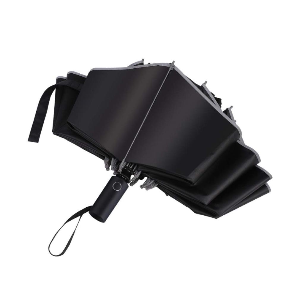 Ultimativer Wetterschutz Hochwertiger Taschenschirm mit automatischer Umkehrfunktion reflektierendem Design und dreifachem Vinyl-Sonnenschutz. Jetzt in SkyBlue erhältlich