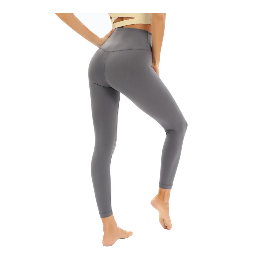 Damen Sport Leggings Hohe Taille Yoga Hose mit Bauchkontrolle | Bequeme Laufleggins mit versteckten Innentaschen | Atmungsaktiv und Flexibel | Fitness Leggins für Frauen