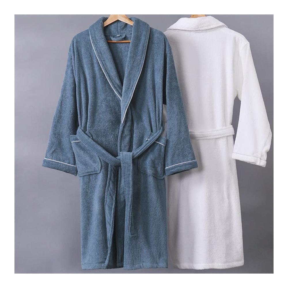 Genießen Sie Luxus pur Premium Baumwolle Bademantel Kimono für Herren. Saugfähiges Frottee leicht und elegant. Perfekte Nachtwäsche und Morgenmantel. Exklusiv mit Mcode erhältlich