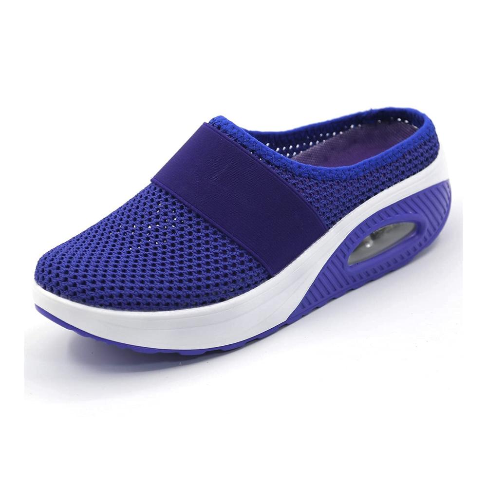 Stilvolle Loafers & Mokassins für Damen Atmungsaktive Mesh-Slipper mit orthopädischem Komfort und Air Cushion Sohle - Perfekt für entspannte Spaziergänge