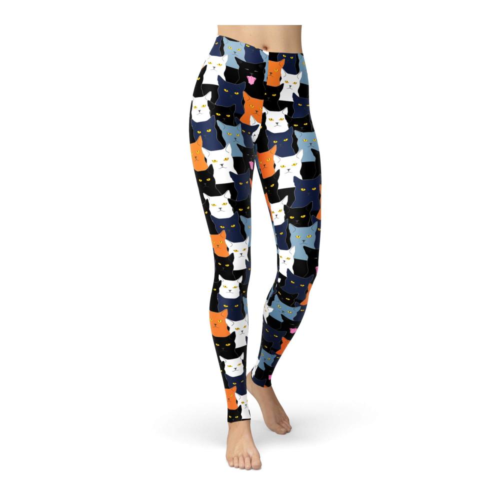 Frauen Leggings Katze