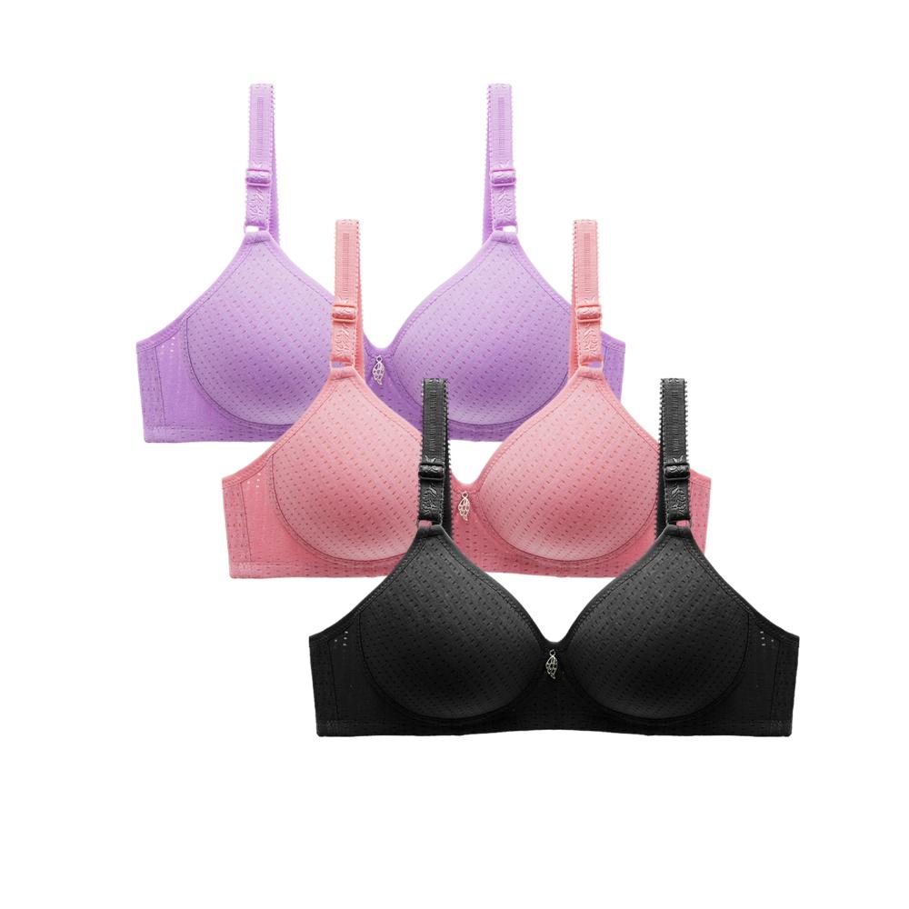 02_schwarz,rosa,lila(3er Pack)